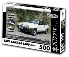 PUZZLE č.54 - LADA SAMARA 1300 (1989) - 500 dílků