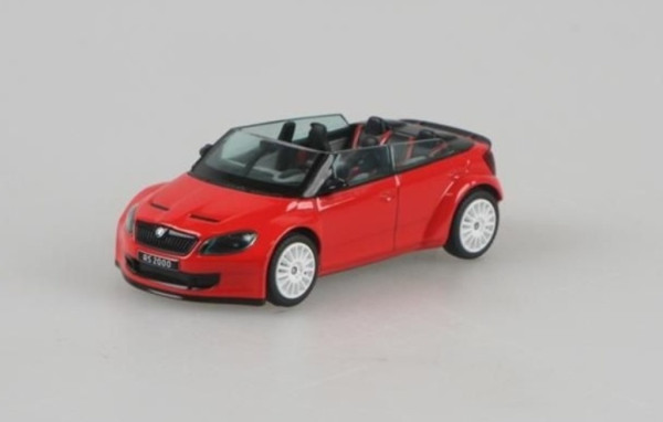 ŠKODA FABIA II facelift RS2000 CONCEPT CAR (2011) - 1:43 - ABREX - Červená