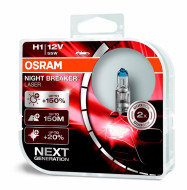 autožárovka OSRAM H1 12V 55W P14,5s Night Breaker Laser (2 ks) + 150% více světla