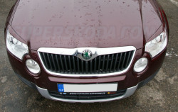 ŠKODA YETI facelift-ABS MRAČÍTKA SPORTIVE v originál Škoda barvě ROSSO BRUNELLO (F3X)