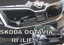 ŠKODA OCTAVIA III facelift-ZIMNÍ CLONA HEKO PŘEDNÍ MASKY - horní