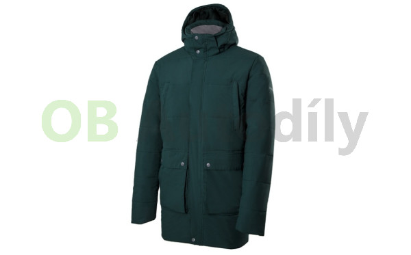 PÁNSKÁ ZIMNÍ PROŠÍVANÁ BUNDA ŠKODA original emerald green, XL