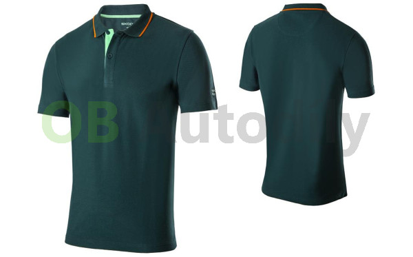 Pánská polokošile ŠKODA Plus original emerald, M