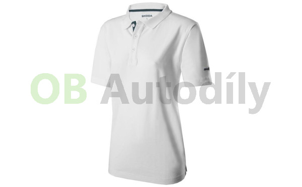 Dámská polokošile ŠKODA original bílá, XL
