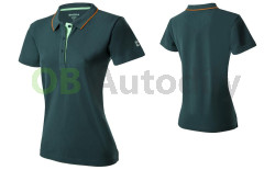 DÁMSKÁ POLOKOŠILE ŠKODA Plus emerald green original, L