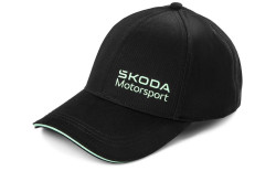 BASEBALLOVÁ KŠILTOVKA ŠKODA MOTORSPORT original - černá