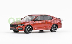 ŠKODA OCTAVIA IV RS SEDAN (2020) - 1:43 - ABREX - Červená Cinnamon Metalíza