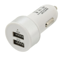 ZÁSTRČKA 2x USB 12 - 24V 5V/2100mA - COMPASS