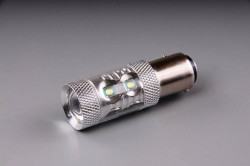 LED žárovka AUTOLAMP 12V-24V 21/5W BAY15d SMD 50W CANBUS (1 ks) - čirá