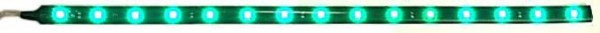 LED PÁSKA samolepící 30 cm 15 ks SMD LED - zelená