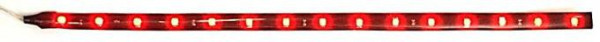 LED PÁSKA samolepící 30 cm 15 ks SMD LED - červená