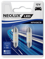 LED sufitka NEOLUX (OSRAM) 12V 8,5-8 10 x 36 mm C5W (2 ks) - čirá