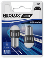 LED žárovka NEOLUX (OSRAM) 12V Ba15s P21W (2 ks) - čirá