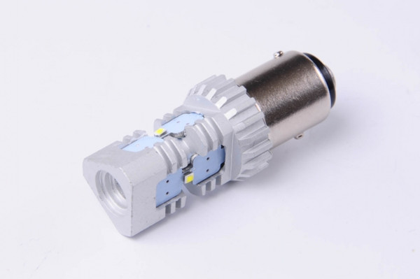 LED žárovka 12V/24V 21/5W BAY15d 3x LED (dvouvlákno) - Autolamp