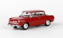 ŠKODA 1100MBX (1969) - ABREX - 1:43 - červená rubínová