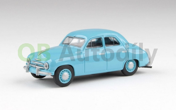 ŠKODA 1201 SEDAN (1956) - 1:43 - ABREX - Modrá Světlá