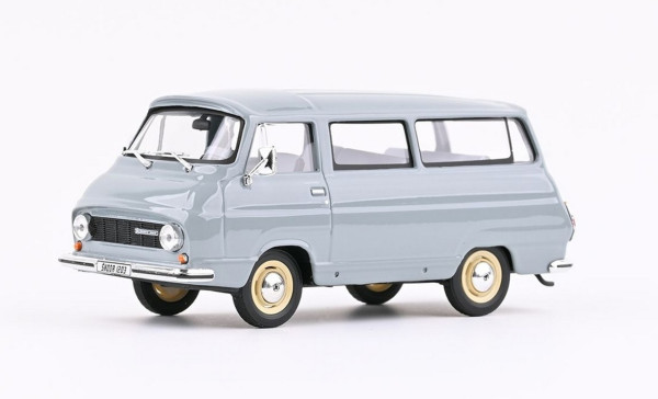 Škoda 1203 mikrobus (1974) - ABREX - 1:43 - šedomodrá skalní