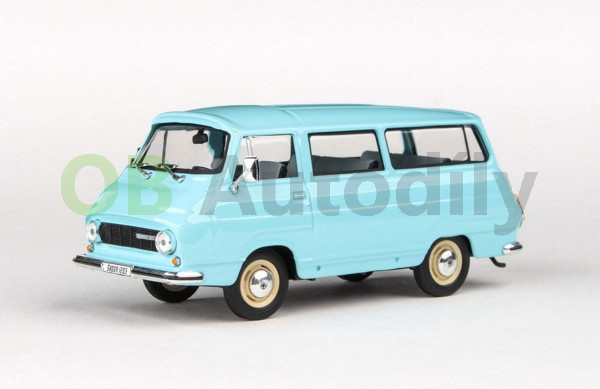 Škoda 1203 mikrobus (1974) - ABREX - 1:43 - světle modrá