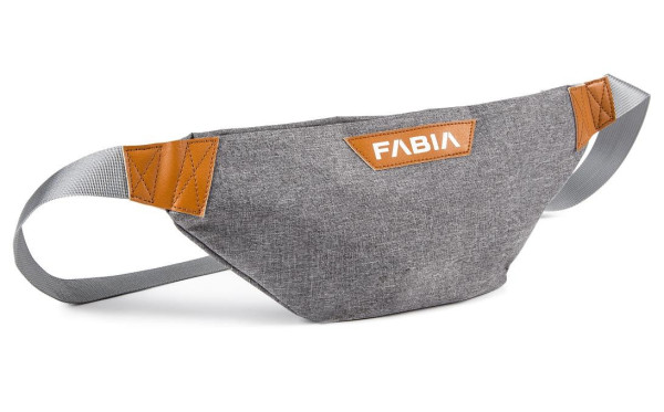 Textilní ledvinka Škoda FABIA original šedivá
