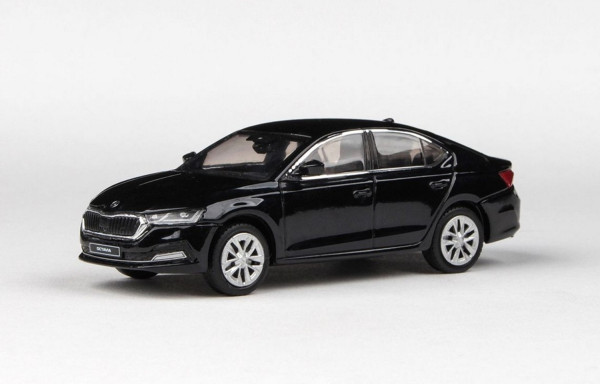 ŠKODA OCTAVIA IV SEDAN (2020) - 1:43 - ABREX - Černá Crystal Metalíza