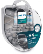 autožárovka PHILIPS H4 12V 60/55W P43t X-tremeVision Pro150 - 2 ks