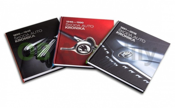 KNIHA "KRONIKA ŠKODA" original - 3 ks - v ČESKÉM JAZYCE