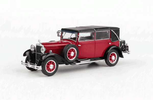 ŠKODA 860 (1932) - 1:43 - ABREX - Červená Tmavá