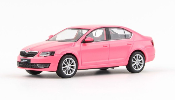 ŠKODA OCTAVIA III SEDAN (2012) - 1:43 - ABREX - Růžová