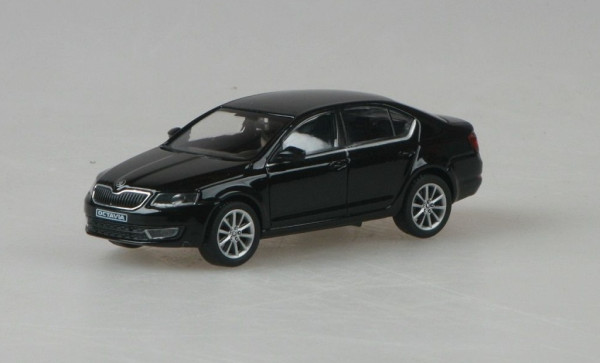 ŠKODA OCTAVIA III SEDAN (2012) - 1:43 - ABREX - Černá Magic Metalíza