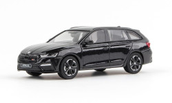 ŠKODA OCTAVIA IV RS COMBI (2020) - 1:43 - ABREX - Černá Magic Metalíza