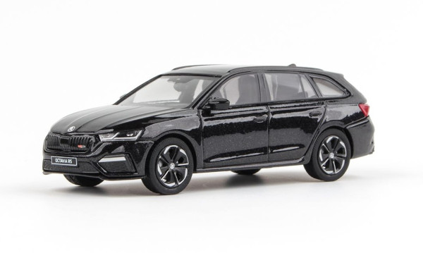 ŠKODA OCTAVIA IV RS COMBI (2020) - 1:43 - ABREX - Černá Magic Metalíza