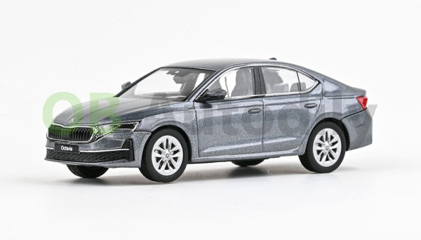 Škoda Octavia IV sedan facelift (2024) - 1:43 - ABREX - šedá graphite metalíza