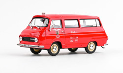 ŠKODA 1203 MIKROBUS (1974) - ABREX - 1:43 - TAXI - Červené