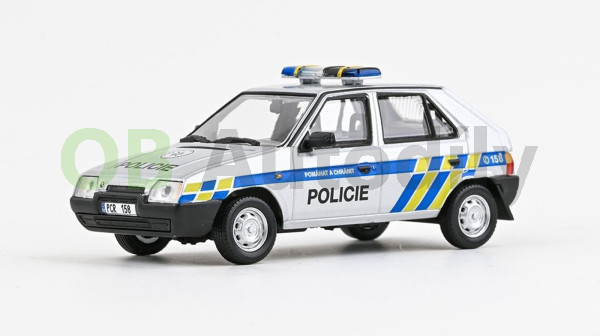 Škoda Favorit 136L (1988) - ABREX - 1:43 - Policie České republiky