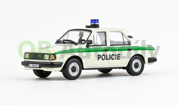 Škoda 120 (1984) - ABREX - 1:43 - Policie ČR (starý polep)