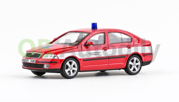 ŠKODA OCTAVIA II SEDAN (2004) - 1:43 - ABREX - HZS Letiště Karlovy Vary