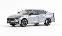 ŠKODA OCTAVIA IV RS SEDAN (2020) - 1:43 - ABREX - Šedá Quicksilver Metalíza