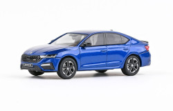 ŠKODA OCTAVIA IV RS SEDAN (2020) - 1:43 - ABREX - Modrá Nightfire Metalíza