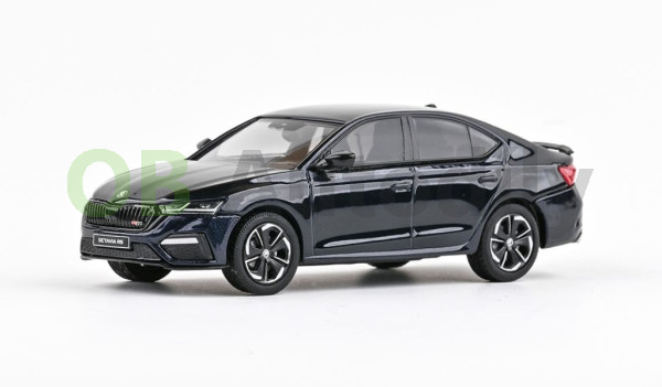 ŠKODA OCTAVIA IV RS SEDAN (2020) - 1:43 - ABREX - Modrá Plum Metalíza