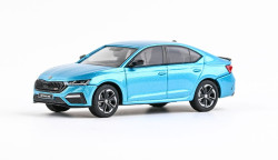 ŠKODA OCTAVIA IV RS SEDAN (2020) - 1:43 - ABREX - Modrá Sea Metalíza