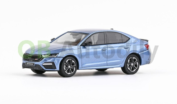 ŠKODA OCTAVIA IV RS SEDAN (2020) - 1:43 - ABREX - Modrá Water Metalíza