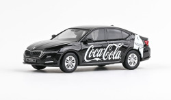 ŠKODA OCTAVIA IV SEDAN (2020) - 1:43 - ABREX - COCA COLA (černé provedení)