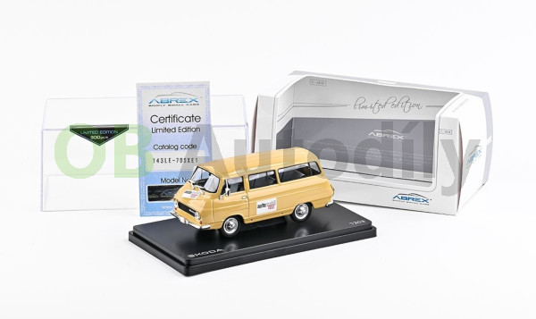 ŠKODA 1203 MIKROBUS (1974) - ABREX - 1:43 - AUTOMOBIL TEST (limitace 300 ks)