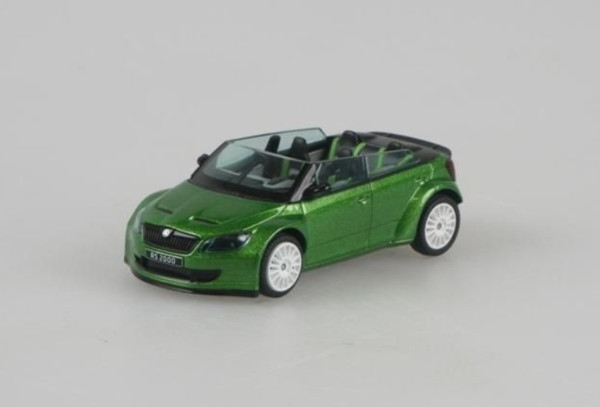 ŠKODA FABIA II facelift RS2000 CONCEPT CAR (2011) - 1:43 - ABREX - Zelená Rallye Metalíza