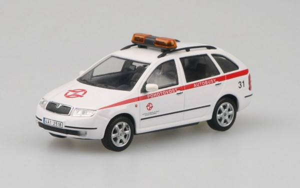 ŠKODA FABIA COMBI (2000) - ABREX - 1:43 - POHOTOVOST AUTOBUSY