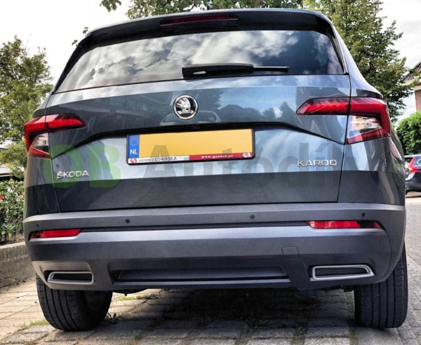 Škoda Karoq-Atrapy výfuku design RS - alu look