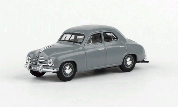 ŠKODA 1201 SEDAN (1956) - 1:43 - ABREX - šedý