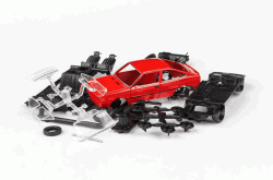 ŠKODA GARDE (1982) - ABREX - 1:43 - STAVEBNICE - Červená Šípková