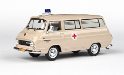 ŠKODA 1203 MIKROBUS (1974) - ABREX - 1:43 - SANITKA - PŘEVOZKA - ZS PRAHA #63