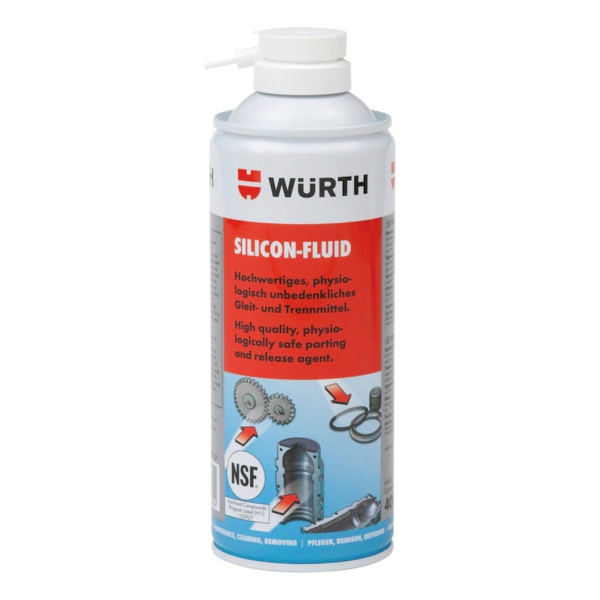 WÜRTH - SILIKON SPREJ SILIKON FLUID kluzný a protipřilnavý - 400 ml